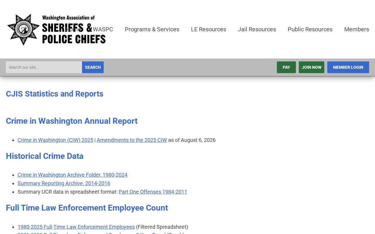 Douglas County criminal history official crime statistics source